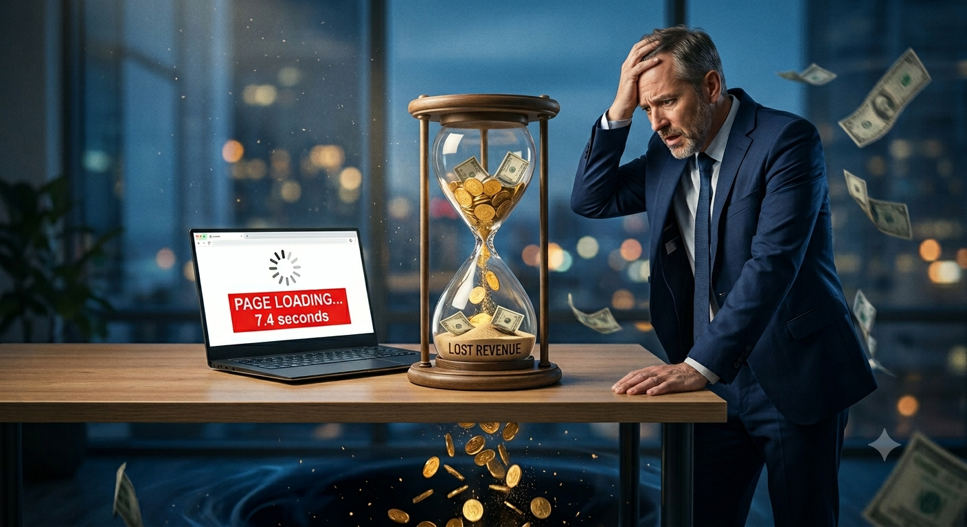 Read more about the article Miért lassú a weboldalad, és mennyi pénzt veszítesz ezzel másodpercenként?